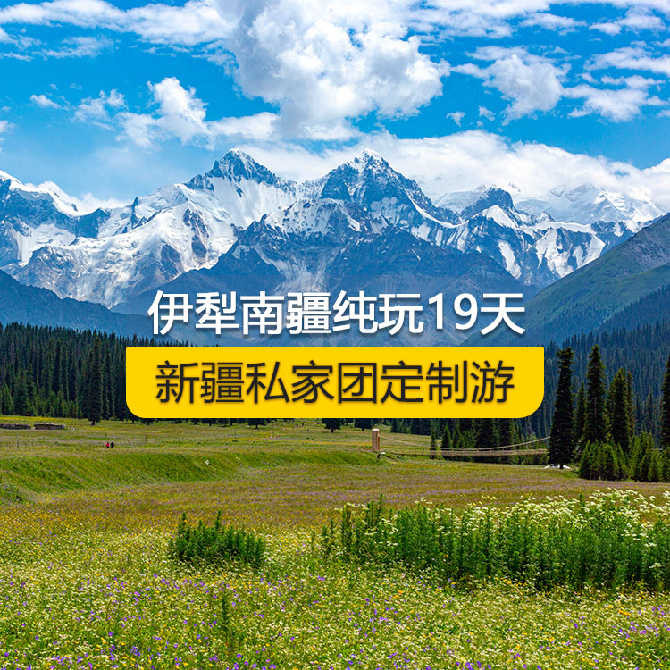【新疆·北疆+南疆·私家团定制游·19天18晚】全景伊犁连线南疆纯玩19日游（乌起喀止）(景点包含：独山子大峡谷+赛里木湖+解忧公主薰衣草农场+伊昭公路+昭苏湿地公园（天马浴河）+夏塔古道+昭苏油菜花（途观）+琼库什台村+喀拉峻+特克斯八卦城+库尔德宁+唐布拉+那拉提空中草原+独库公路北段+巴音布鲁克+独库公路南段+库车大峡谷+独库终点+库车王府+克孜尔千佛洞+天山托木尔景区、塔克拉玛干沙漠公路+和田夜市+塔合曼湿地）产品编号：11362