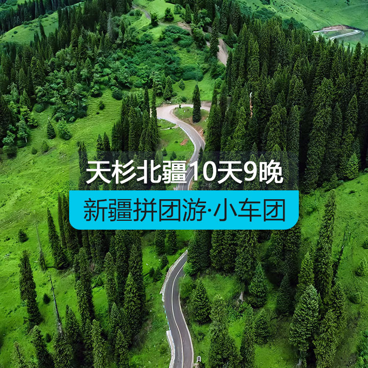 【新疆拼团游·小车团】轻享天杉北疆10日（1~6人拼车小团/乌鲁木齐起止/24小时接送站/7座商务车/4钻酒店/高品质纯玩无购物）产品编号：11570