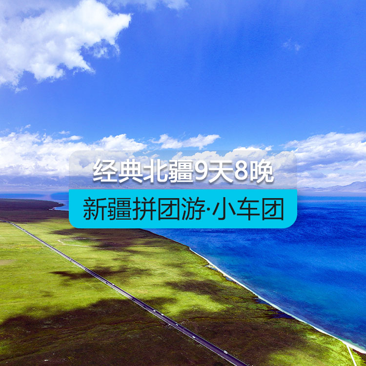 【新疆拼团游·小车团】臻享经典北疆9日（1~6人拼车小团/乌鲁木齐起止/24小时接送站/7座商务车/4钻酒店/高品质纯玩无购物）产品编号：11569